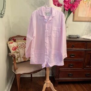 NWT Free people, intimately, pink, white, striped seersucker pajama romper